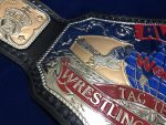 AWA WORLD TAG TEAM 24K GOLD Championship Belt - Image 5