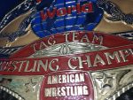 AWA WORLD TAG TEAM 24K GOLD Championship Belt - Image 8