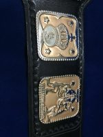 AWA WORLD TAG TEAM 24K GOLD Championship Belt - Image 9