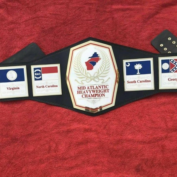 MID ATLANTIC HEAVYWEIGHT Championship Title Belt