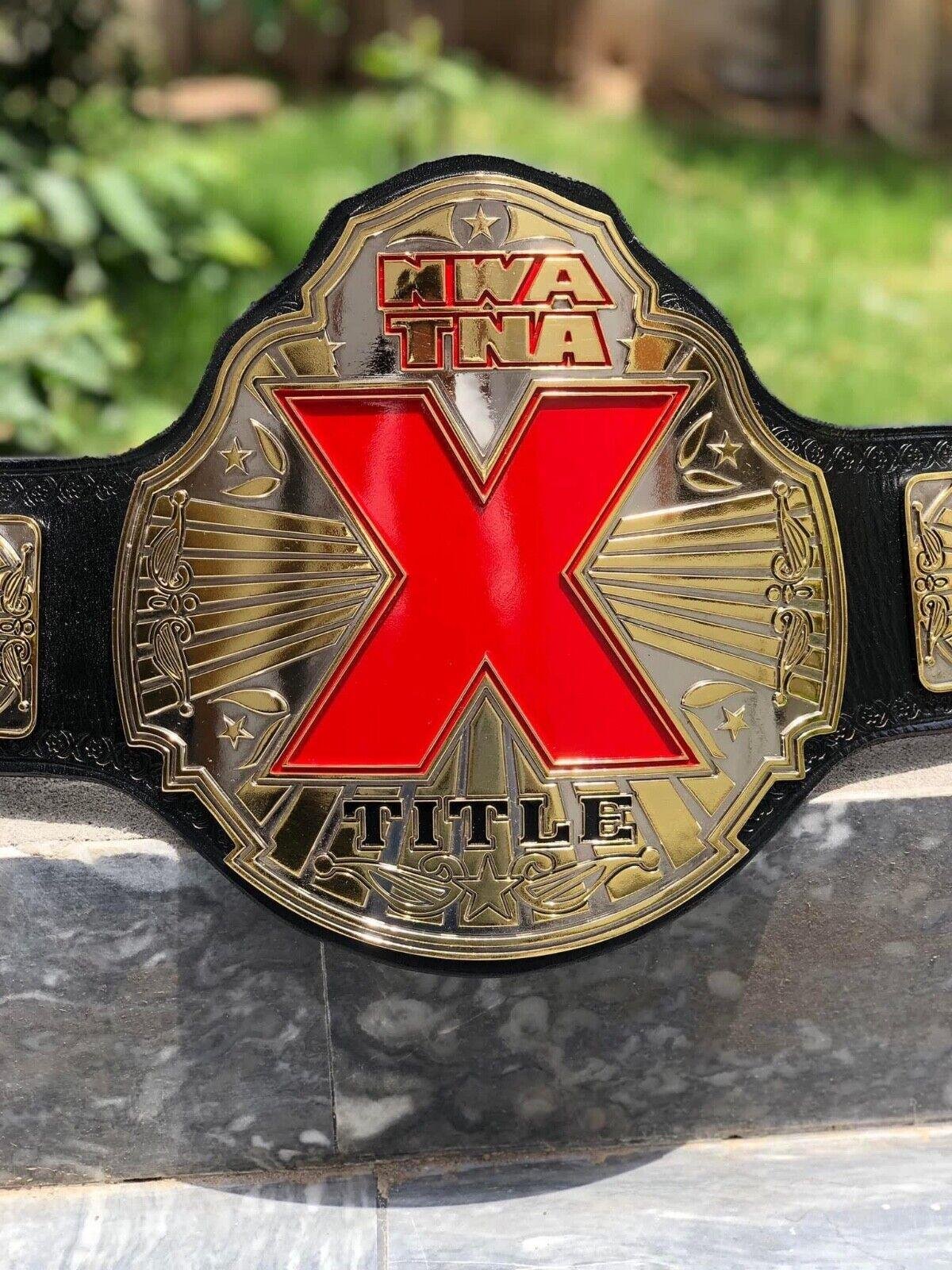 zb_000956_9b5b9fbe_NWATNAX1 NWA TNA X CNC MADE CHAMPIONSHIP BELT - Image 1