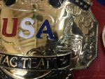 NWA UNITED STATES TAG TEAM 24K GOLD Zinc Championship Belt - Image 3