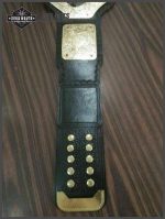 NWO BIG GOLD Brass Championship Belt - Image 5