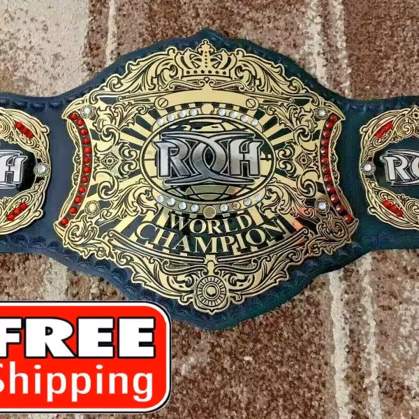 ROH WORLD TELEVISION Brass Championship Belt