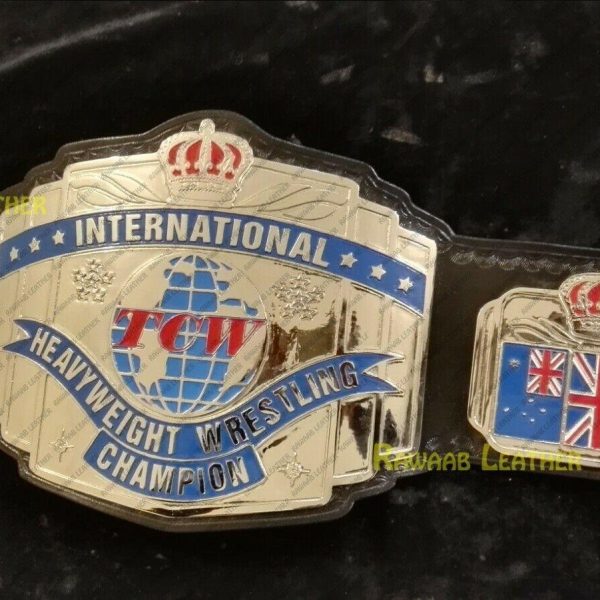 TCW INTERNATIONAL HEAVYWEIGHT Zinc Championship Belt