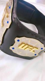 UFC Brass Double Stacked Championship Belt - Image 5