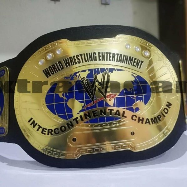WWE INTERCONTINENTAL OVAL Brass Championship Belt
