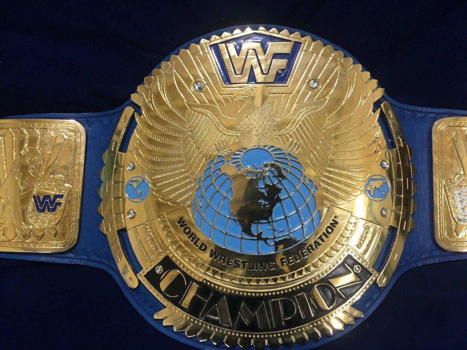 zb_001897_9a39f476_WWFBEB2_eb0881e0-0f6b-41d1-b26b-f287c9dd7eb5 WWF BIG EAGLE ATTITUDE ERA 24K GOLD Championship Title Belt - Image 1