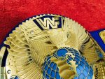 WWF BIG EAGLE ATTITUDE ERA 24K GOLD Championship Title Belt - Image 5