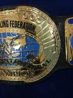 WWF INTERCONTINENTAL OVAL 24K GOLD Championship Belt - Image 5
