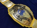 WWF INTERCONTINENTAL YELLOW 24K GOLD Zinc Championship Title Belt - Image 3