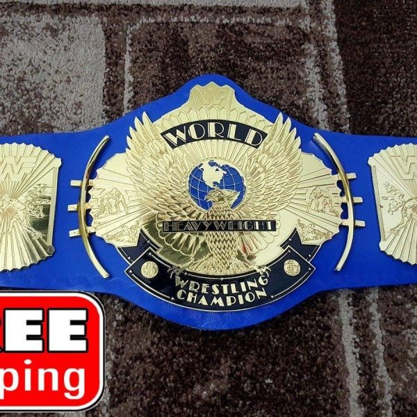 WWF ULTIMATE WARRIOR WINGED EAGLE Brass Championship Title Belt
