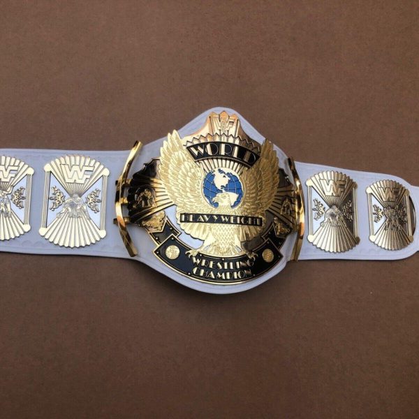 WWF WHITE WINGED EAGLE DUAL PLATED CNC HD CHAMPIONSHIP BELT