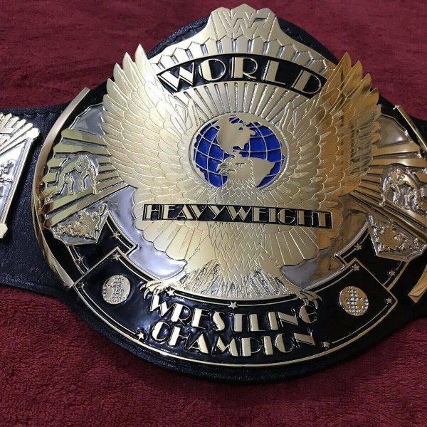 WWF WINGED EAGLE DUAL PLATED 24K GOLD Championship Title Belt