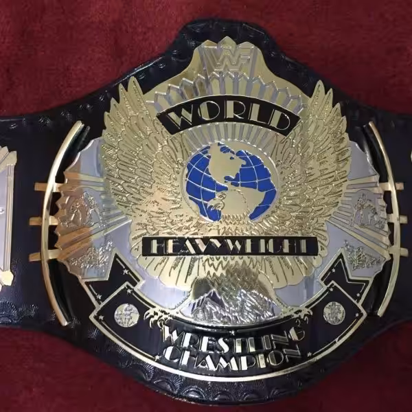 WWF WINGED EAGLE DUAL PLATED Brass Championship Belt