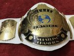 WWF WINGED EAGLE WHITE Brass Championship Title Belt - Image 4