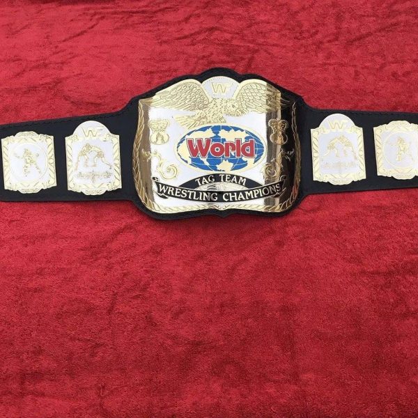 WWF WORLD TAG TEAM Brass Championship Replica Belt